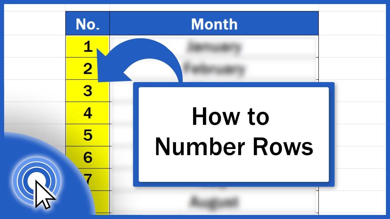 how-to-number-rows-in-excel-the-simplest-way-youtube