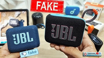 FAKE JBL GO 4 Bluetooth Speaker vs Original