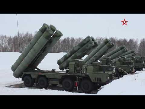 S-400 Triumph air defence missile system in Siberia
