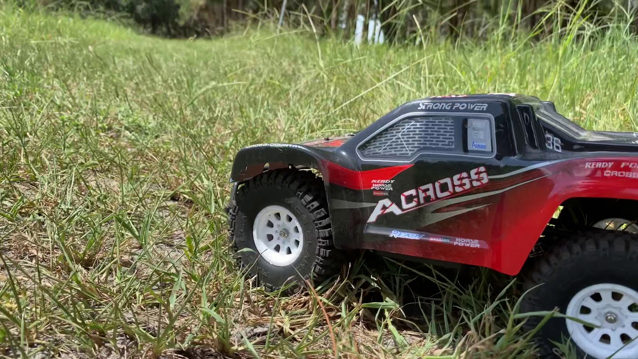 Wltoys 12423 112 trophy truck gets new wheels YouTube
