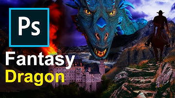 Fantasy Dragon | Photo Manipulation using Photoshop