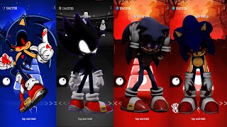 Sonic EXE X3 VS Sonic Dark Tiles Hop EDM Rush