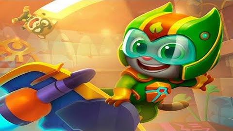 Talking Tom Hero Dash - Planet Power Tom Gameplay (Android/iOS)