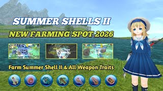 Toram Online - New Summer Event Farm Spots 2026 | Farm Summer Shell 2 & All Weapon Traits
