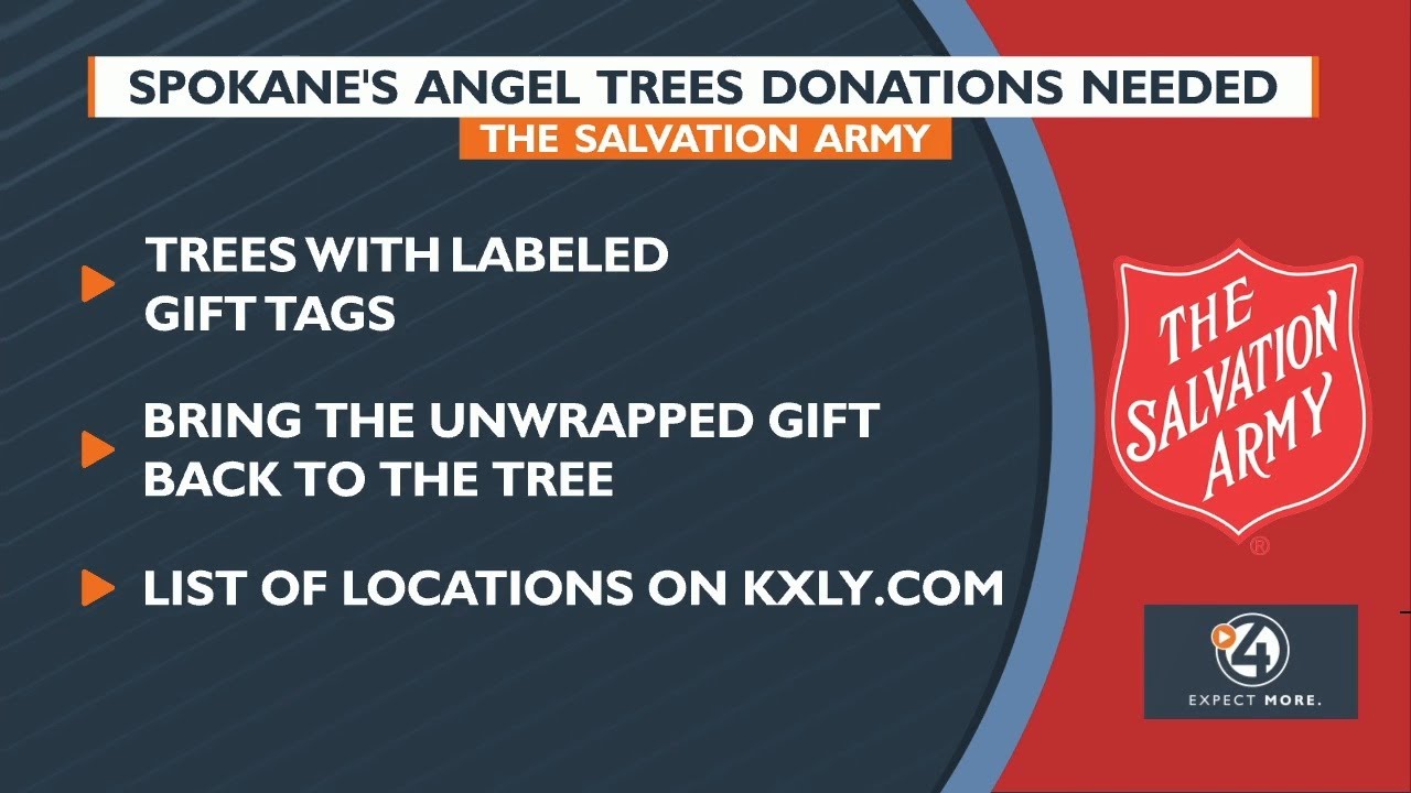Angel Trees in Spokane help collect gifts for children in need YouTube
