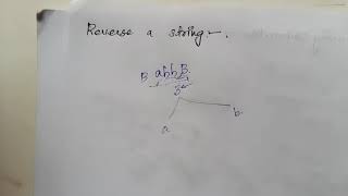 turing machine for reversing a string