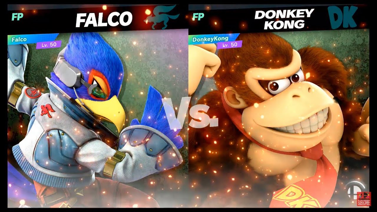 Super Smash Bros Ultimate Amiibo Fights - 9pm Poll Falco vs Donkey Kong.