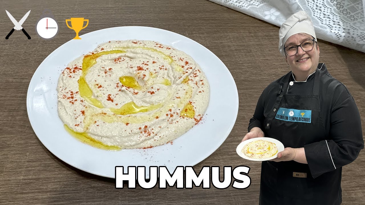 Como Fazer Hummus - Cozinha em Tempo Recorde