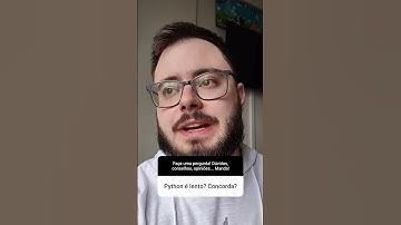 PYTHON É LENTO?         #desenvolvedores #podcast #backend #python #programador