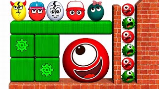 😂 🌈 Beat 3×3 Player Game Hungry Balls 2048 vs Hide Balls vs Draw to smash Gameplay part 206 screenshot 3