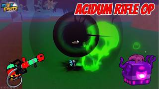 DARK + ACIDUM RIFLE IS OP!!!🔥💀 BLOX FRUITS
