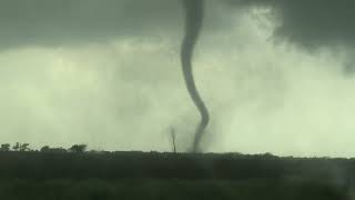 Tornado west of Clarendon, TX - 5/1/24 by Val and Amy Castor