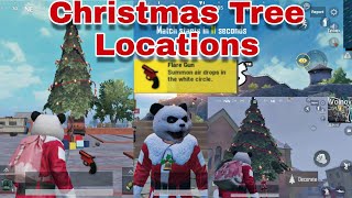 WHERE TO FIND CHRISTMAS TREE | CHRISTMAS TREE LOCATIONS PUBG MOBILE