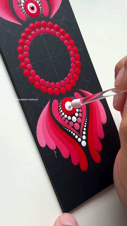 Root chakra Mandala bookmark 🔖 #Shorts #Trending #DOTMandala #MandalaArt #MandalaBookmark #mandala