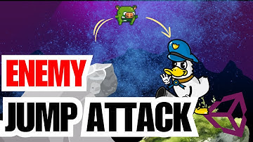 How to create an enemy Jump Attack in Unity - enemy AI unity (Unity Tutorial)