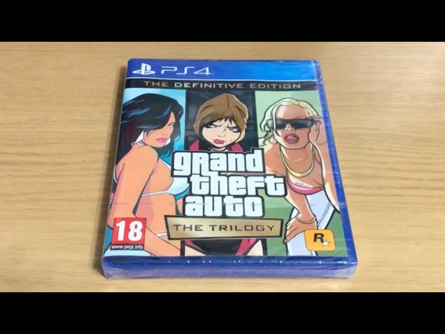 Grand Theft Auto: The Trilogy - The Definitive Edition (PS4) Unboxing 