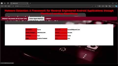 Analysis and Detection of Malware in Android Applications using Machine Learning