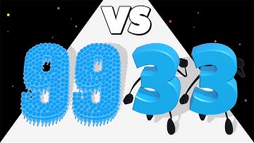 SCALE NUMBER RUNNER (vs) CROWD NUMBER 3D - Level Up Number Run Race Stack Master Max Level Freeplay