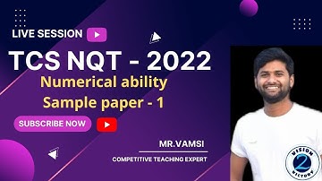 TCS NQT 2022#Samplepaper#V2V #CRT#Quantitative aptitude #Reasoning#placements#ssc#banking