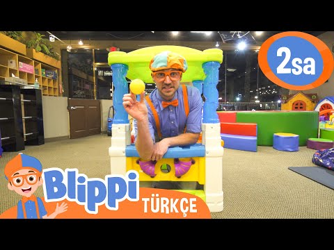 Blippi Kapalı Oyun Parkını Ziyaret Ediyor 🧶 BLIPPI 