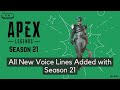 New voice lines added between alter and other legends  apex legends season 21