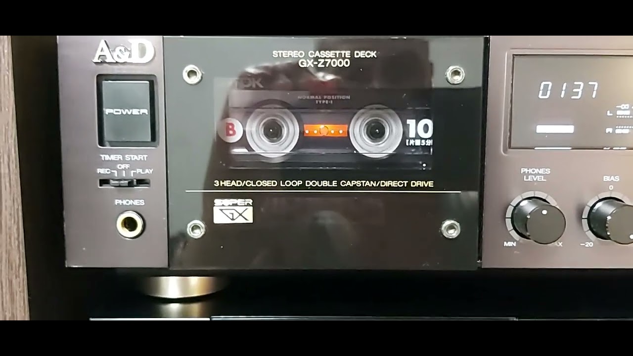 A&D GX-Z7000, Playing EF60 with Dolby B recorded by Nak CR7. - YouTube
