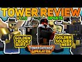 Golden Soldier &amp; Crook Boss Review - v1.1.0 Update - Tower Defense Simulator