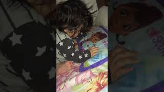 Russian-Pinoy Baby Kissing A Girl In The Pillow