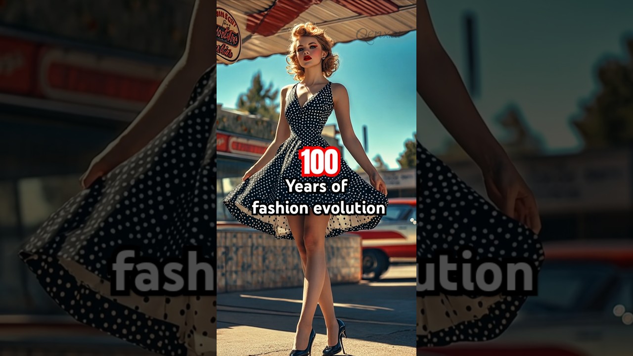 100 Years of Fashion Evolution #ai #fyp #art #evolution #fashion # ...