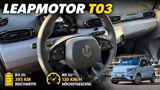 Leapmotor T03 im Check: Innenraum &amp; Technik des günstigen E-Autos