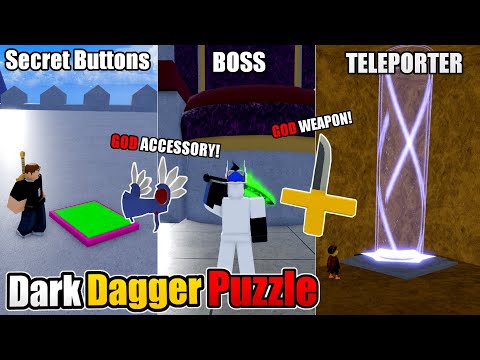 ? How To Get DARK DAGGER & VALKYRIE HELM AND TELEPORTER & INDRA SECRET PUZZLE IN BLOX FRUITS!