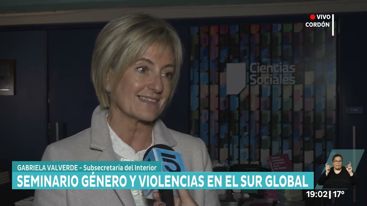 La subsecretaria del Interior, Gabriela Valverde, participa del seminario Género y violencias en el