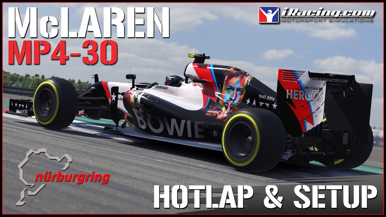 IRACING | McLaren MP4-30 HotLap & Setup #6 Nurburgring jogos friv