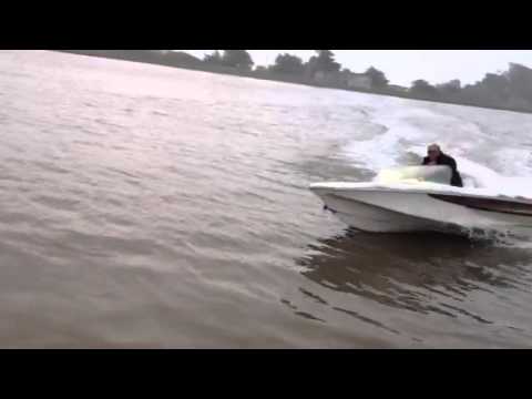 Home made jet boat - YouTube