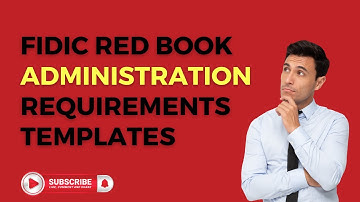 Tutorial Contract Administration template for FIDIC Green Book | construction contract