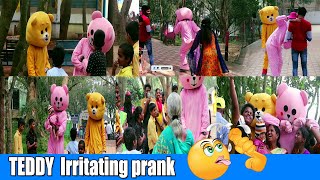 ?Public irritation ?fun video | Mr alert teddy |? trendingvideos trending teddybear  prank