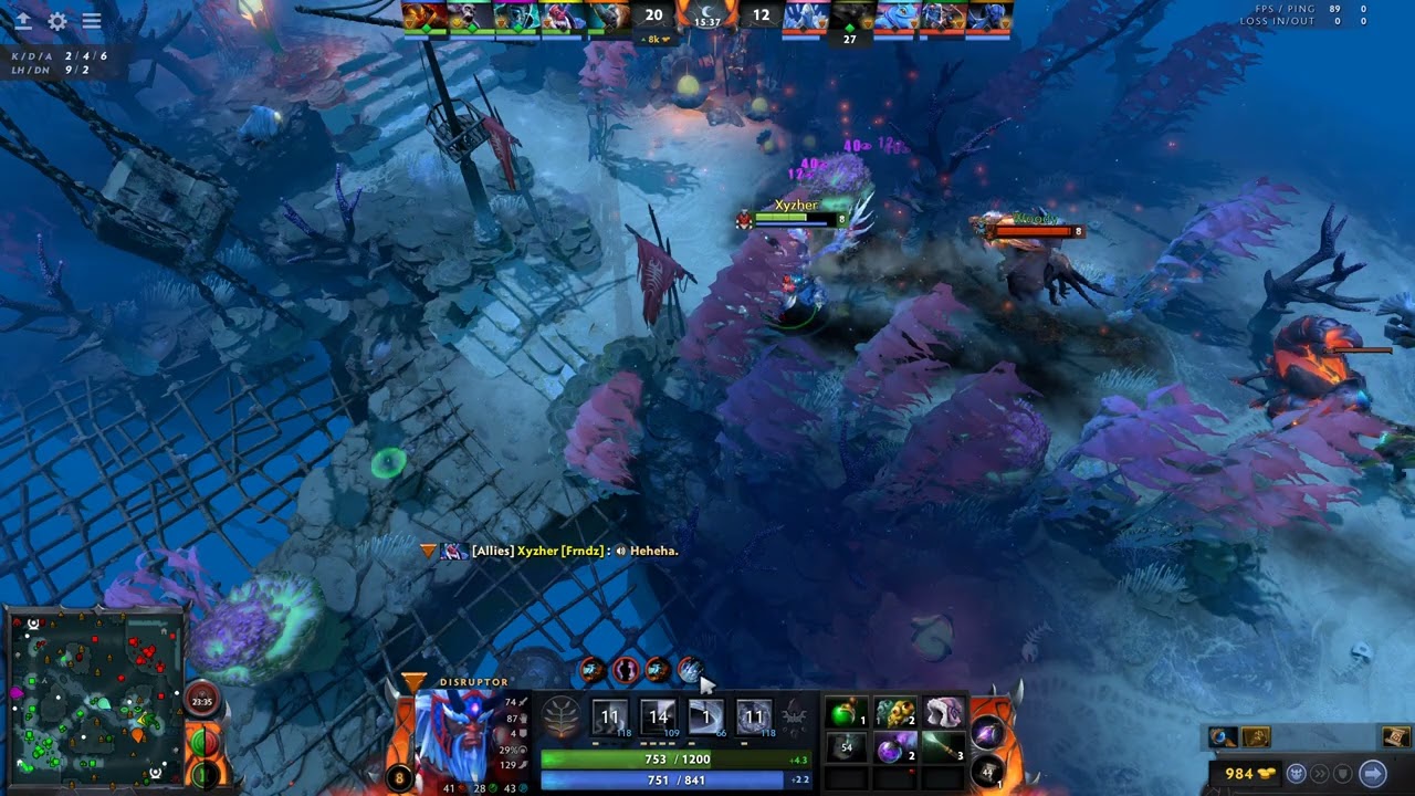 NIGHT STALKER HAS BEEN MAD FROM THE START OF THE GAME THEN HE BROKE HIS ANKLE