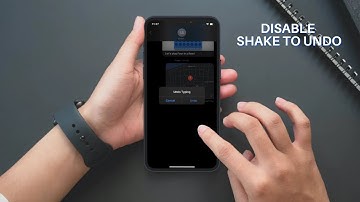 How to Turn OFF/Disable Shake to Undo in iOS 15 on iPhone (2021)