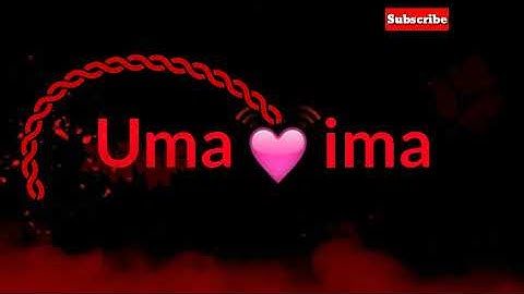 Umaima name video