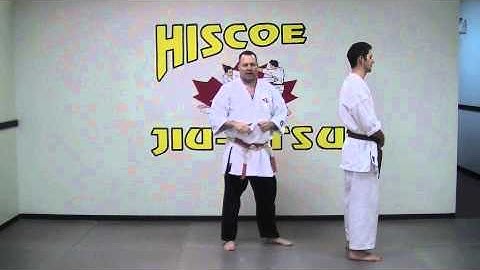 Self Defense Technique - 1 & 2 Hand Collar Takedown from Rear - Hiscoe Jiu-Jitsu