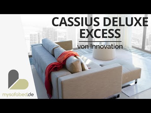Vorschau: CASSIUS DELUXE EXCESS Schlafsofa & SUPREMAX DELUXE EXCESS Hocker von Innovation - mysofabed.de