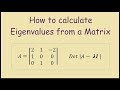 How to find the Eigenvalues of a 3x3 Matrix