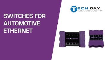 Switches for Automotive Ethernet -- Use Cases for the RAD-Pluto and RAD-Jupiter