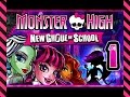 ☆ Monster High: New Ghoul in School Walkthrough Part 1 (PS3, Wii, X360) Full Gameplay ☆