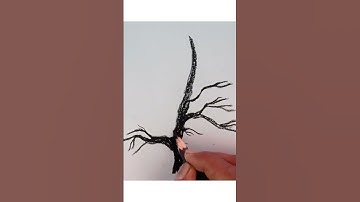 How to draw 3d faces in tree//#shorts//#sketch//