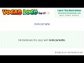 Reincarnate – English Pronunciation, Definition, Synonyms, Antonyms, Example Sentence