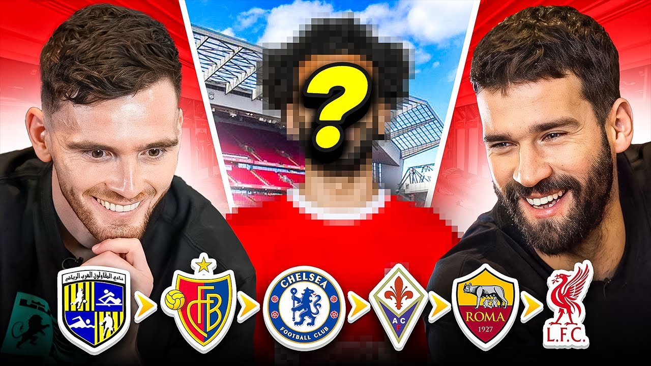 GUESS THE PLAYER WITH ROBERTSON, ALISSON AND VAN DE SANDEN!