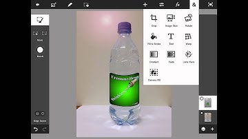 Introduction to Photoshop Touch - Lens Flare & Crop