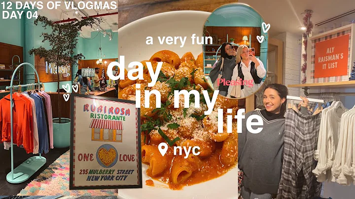 a BUSY & FUN day in my life in NYC | 12 DAYS OF VL...