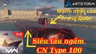 Modern Warships: Review tàu ngầm CN Type 100 mạnh nhất của Trung Quốc: QuanhoGamer screenshot 1